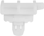 8.5mmx29mm White Nylon Rocker Molding Clip