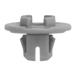 7.3mm Gray Nylon Cowl Grill Grommet, 16mm Head