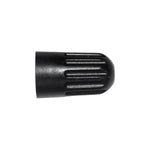 Black Plastic Long Skirted Tpms Valve Stem Cap with Seal