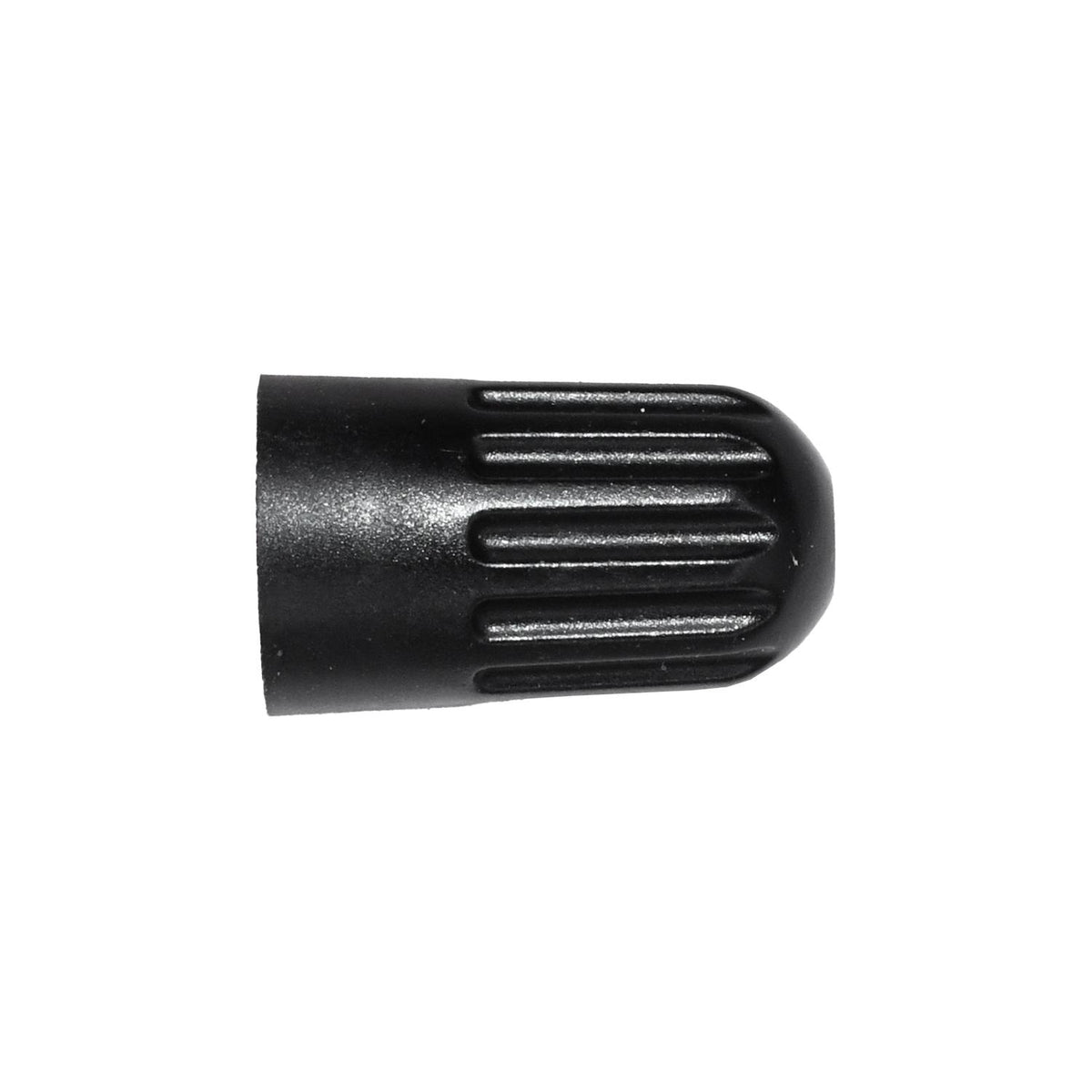 Black Plastic Long Skirted Tpms Valve Stem Cap with Seal