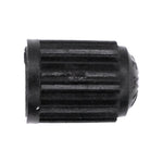 Black Plastic Standard Valve Stem Cap