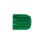 Green Plastic Valve Stem Cap with SeAluminum Nitrogen
