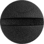 20mm Black Nylon Tow Bracket Cover Clip, 19mm Head