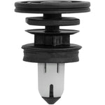 8mmx12mm Door Trim Panel Retainer, 16mm Head, Black & White Nylon