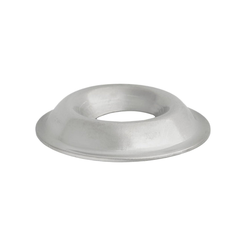 #8 Brass Flange Countersunk Washer Nickel/, 13/64" ID, 5/8" OD