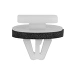 5.5mmx8.5mmx9.3mm White Nylon Molding Retainer Interior Door Handle Trim Exterior, 15mm Head