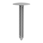 9.8mmx63.5mm Gray Nylon Headliner Retainer, 30mm Head