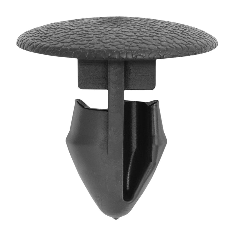 10mmx18mm Black Nylon Retaining Clip Interior Trim Panel, 20mm Head