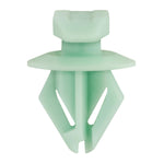 5mmx8mm Green Nylon Weatherstrip Retainer, 9.5mm Head