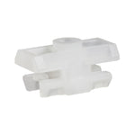 M5x24.5mm White Nylon Wheel & Body Side Molding Clip