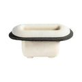 16mm White Nylon Cowl Vent Grommet with Sealer, 17mmx31mm Head