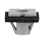 11mmx9.5mm Gray Nylon Molding Clip Wheel Arch with Sealer, 13mmx13mm Head