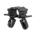 8mm Black Nylon Hood Release Cable Clip, 19.7mm Overall Height