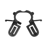 8mm Black Nylon Hood Release Cable Clip, 19.7mm Overall Height