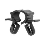 8mm Black Nylon Hood Release Cable Clip, 19mm Overall Height