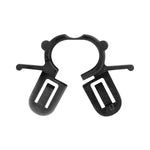 8mm Black Nylon Hood Release Cable Clip, 19mm Overall Height