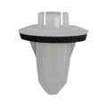M4.8 White Nylon Bumper Tail Light Grommet, 9mm Square Hole, 18mm Head