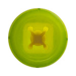M5.48 Yellow Nylon Bumper Cover Grommet, 9mm Square Hole, 18mm Head