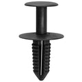 8.5mmx21mm Gray Nylon Push-Type Interior Trim Retainer, 20mm Head