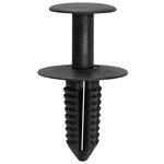 8.5mmx21mm Gray Nylon Push-Type Interior Trim Retainer, 20mm Head