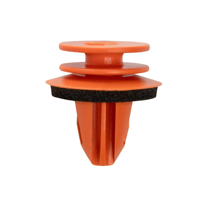 9.3mmx13mm Orange Nylon Door Trim Panel Retainer, 17mm Head