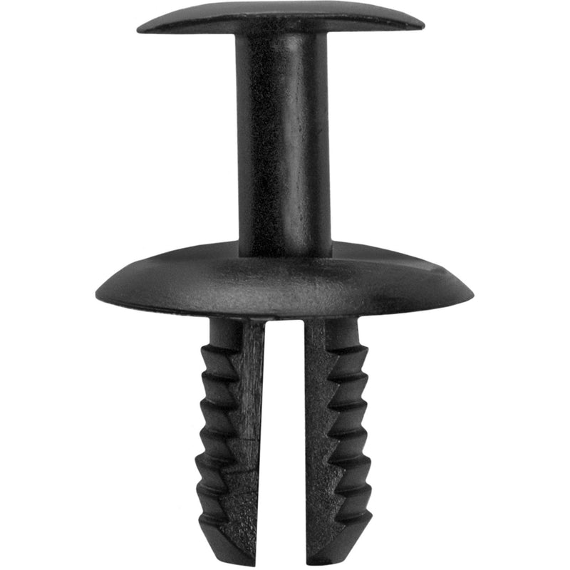 8.5mmx14mm Black Nylon Push-Type Interior Trim Panel Retainer, 20mm Head