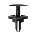 9mmx23mm Black Nylon Push-Type Grill Retainer, 32mm Head