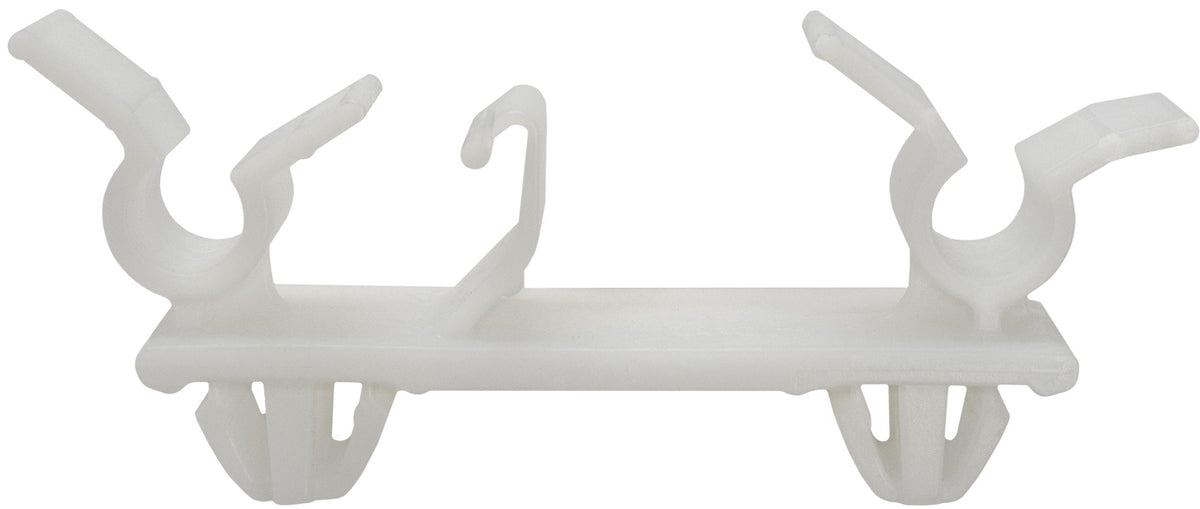 White Nylon Cherokee Sunroof Drain Tubing Clip, 18mmx49mm Head