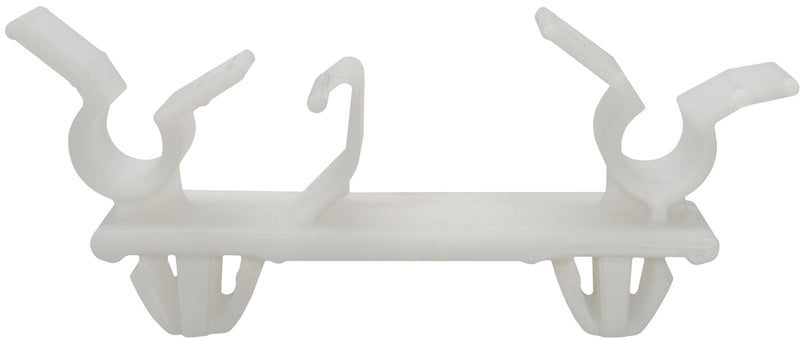 White Nylon Cherokee Sunroof Drain Tubing Clip, 18mmx49mm Head