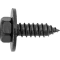 M6.3-1.81x20mmx20mm Hex Tapping Screw, 18mm Washer, Black E-Coat