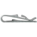 M5 Spring Type U-Nut, Panel 0.8mm-2.5mm, Zinc