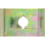 M6.3 Yellow Spring Type U-Nut, Panel 0.8mm-3mm, Zinc
