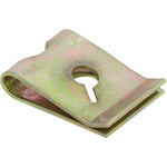 M4.2 Yellow Spring Type U-Nut, Panel 0.3mm-2.5mm, Zinc