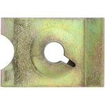 M4.2 Yellow Spring Type U-Nut, Panel 0.3mm-2.5mm, Zinc