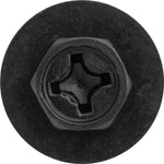M6.3-2.5x16mm Phillips Hex Head E-Coat, Black E-Coat