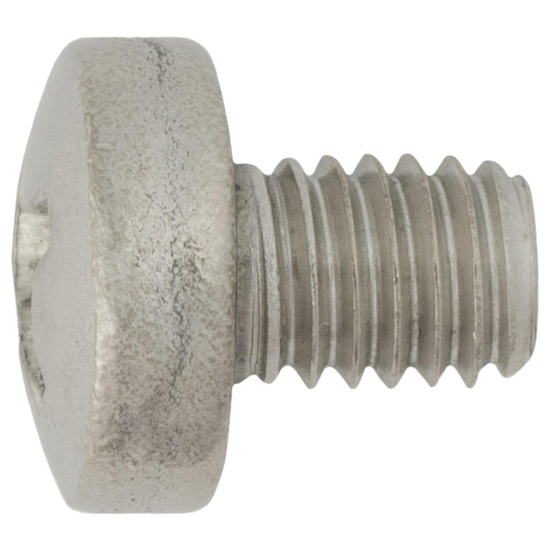 M6-1.0x8mm Phillips Pan Head Philips License Plate Screw