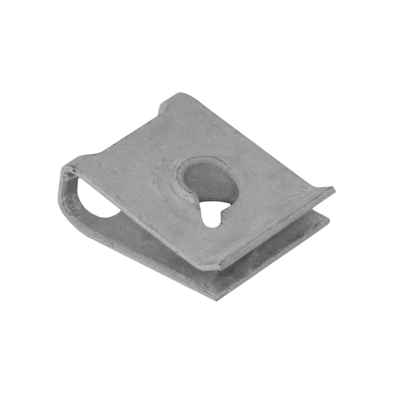 M5 Silver Bumper, Wheel & Apron U-Nut, Panel 2.0mm-3.5mm, Zinc