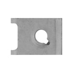 M5 Silver Bumper, Wheel & Apron U-Nut, Panel 2.0mm-3.5mm, Zinc