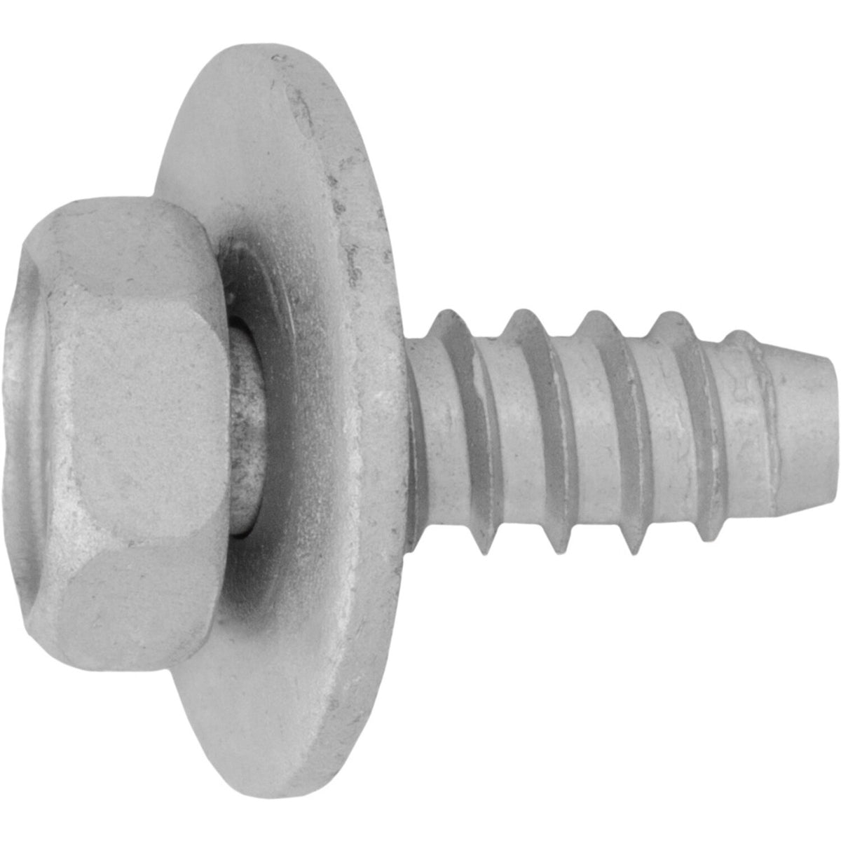 M6-1.81x15mm Bumper Cover Hex Tapping Screw, 18mm Washer, Zinc