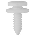 5.8mmx15mm White Nylon Trim Panel Retainer, 15mm Head