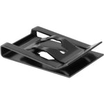 Black Engine Cover U-Nut, Panel 3.0mm, Black Phosphate