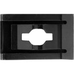 Black Engine Cover U-Nut, Panel 3.0mm, Black Phosphate