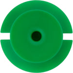 8mmx19mm Green & White Nylon Bumper Cover Retainer, 14mm Head