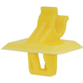 13.5mm Yellow Nylon Hood Prop Rod Clip, 25mmx31mm Head