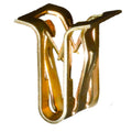 15.5mm Pillar Trim & Radiator Clip, Trivalent Yellow Zinc