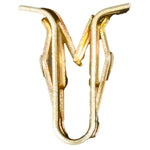 15.5mm Pillar Trim & Radiator Clip, Trivalent Yellow Zinc
