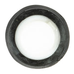 7.3mmx9mm Black & White Nylon Windshield Pillar Trim Retainer with Sealer, 17mm Head