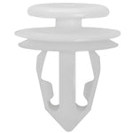 7.5mmx11.2mmx16.5mm White Nylon Headliner Retainer, 18mm Head