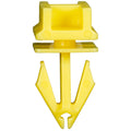 18mm Yellow Nylon Wheel Opening Molding Clip, 14mmx20mm Head