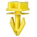 18mm Yellow Nylon Wheel Opening Molding Clip, 14mmx20mm Head